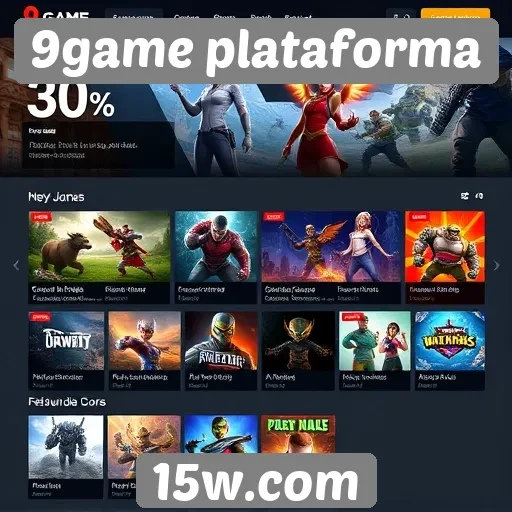 Navegação intuitiva no site da 9game plataforma